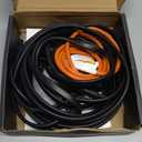 PBPHX 30FT Heat Tape for Water Pipes,Heating Cable for Pipe Freeze Protection,Water Pipe Insulation/Roof Snow De-Icing,Deicing Heating Cable,with Mounting Buckle (30FT)