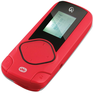 GPX MWB308R 8GB Bluetooth MP3 Player, Red