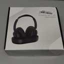 Wireless Headphones for TV Watching, TV Headphones Wireless for Seniors with Transmitter Charging Base, Support Optical,AUX,RCA and USB, High Volume No Audio Delay, Plug and Play, Black