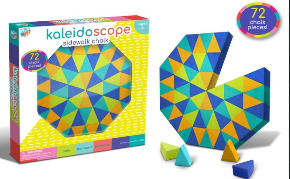 Anker Play Jumbo Kaleidoscope Chalk Set72 pc