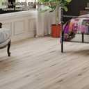 Peel and Stick Floor Tile, Luxury Vinyl Plank Flooring 36-Pack 54 Sq.ft, Real Wood Look Self-Adhesive Vinyl Floor Tiles, Easy DIY for Kitchen, Bedroom and Living Room, Light Brown
