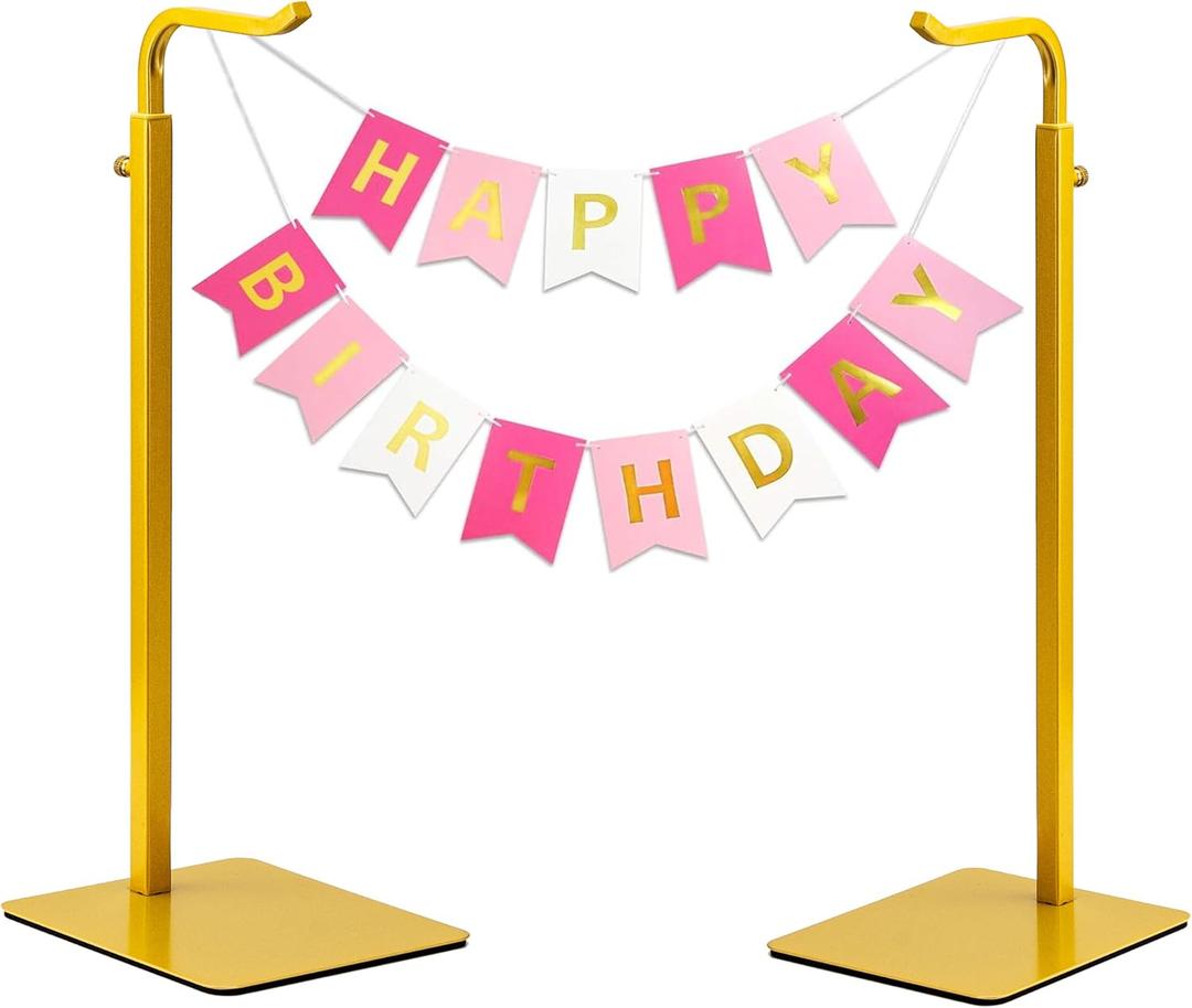 2 Pack Purse Holder Handbag Display Stand: Gold Hanger Rack for Bags, Purses, and Wreath, Adjustable Hook Stand for Tabletop, Closet, and Retail Use for Vendors