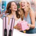 Electric Foot Callus Remover - 9-Speed Adjustable, Callus Remover for Feet with LED Display, Rechargeable & Wireless Pedicure Tools for Dead Skin (Pink)