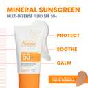 Avne Mineral Sunscreen Multi-Defense Fluid SPF 50