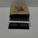 Solar Exhaust Fan for Chicken Coop & Powered Fan with 25W Solar Panel & 4-Pack High-Speed Brushless DC Fans, Solar Shed Ventilation Fan for Greenhouses, Attics, Barns & Dog Houses