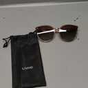 Livho Polarized Sunglasses, Retro & Oversized Shades for Women with Round Lenses