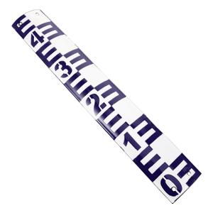 iplusmile Water Level Ruler 19.68 Inch Enamel Gauge for Accurate Water Level Measurement in Pools Reservoirs and Hydrology Lightweight and Portable Design (Blue)