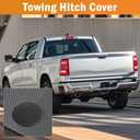 OE: 55077311AB/68495076AA/55077311AB, Tow Hitch Ball Hole Cover, Compatible with Dodge Ram 1500 2500 3500 2003-2018, 1500 2019-2021
