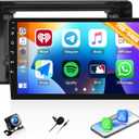 2G+64G Car Radio for Ford Explorer 2006-2010 / Mustang 2005-2009, Android 13 Car Stereo with Wireless CarPlay Android Auto 10.1" Touch Screen Radio with GPS WiFi Bluetooth FM Radio HD Backup Camera