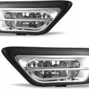 AUTOWIKI Fog Lights For 2002 2003 2004 Honda CR-V Lamp crv Assemblies With Wiring Kit 1 Pair