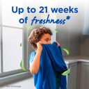 Purex Crystals In-Wash Scent Booster, Fresh Mountain Breeze, 21 oz (Pack of 4), Long-Lasting Freshness & Odor Elimination Technology