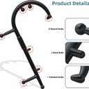KEINE MARKE Back and Neck Massager Trigger Point Massage Tools Massage Cane for Pain Relief and Self Massage Hook Therapy Handheld Back Neck Shoulder Massager Gift for Women & Men Black