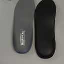 Plantar Fasciitis Feet Insoles Arch Supports Orthotics Inserts Relieve Flat Feet, High Arch (Mens 13-13 1/2) (Gray)