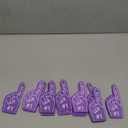 Sinmoe 24 Pcs Mini Foam Finger Baseball Fan Mini Foam Finger, We're #1 Sports Themed Party Supplies for Baseball Hockey Football Basketball Events Team Gifts(Purple)