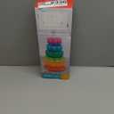 Baby Spinning Stacking Toys for Toddlers 1-3, Rainbow Ring Stacker Montessori Toys for Babies 6-12 Months, 1 2 3 One Year Old Girl Boy Christmas Birthday Gifts, Autism Sensory Learning Toy