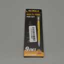 KEZKALS Easter Gifts for Men, 9 in 1 Multitool Pen, Easter Basket Stuffers, Anniversary Birthday Gifts for Men Who Have Everything, Mens Gifts for Dad Him Husband, Father's Day Gifts, Gadgets Tools (Yellow)