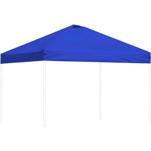 Canopy Replacement Top Outdoor for 10x10 Pop up Tent only Silver Coated Cover with Ropes, Royal Blue