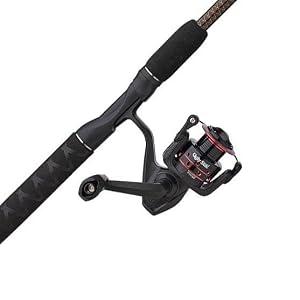 Ugly Stik GX2 Spinning Reel and 6' Fishing Rod Combo Travel Kit, Includes Cloth Travel Bag, 4-Piece, Graphite and Fiberglass Rod with Clear Tip Design