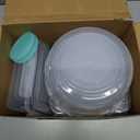 40 Piece Food Storage Containers with Lids(20 Containers & 20 Lids), BPA-Free Plastic Food Containers for Kitchen Storage and Organization, Leak Proof Meal Prep Container, Includes Labels & Pen