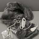 RENPHO Electric Heating Pad - 6 Heat Levels for Neck, Shoulder, and Back, Weighted Pad for Snug Fit - Machine Washable, ETL Safety Certified for Cold Nights and Winter, FSA Eligible 24"x33", A-gray