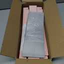 Romantic Baking 50 Pack Long Chocolate Covered Strawberry Macaron Truffle Cocoa Bomb Cookies Bakery Boxes (12x2x2 Inches) (Pink)