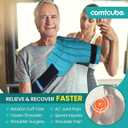 Shoulder Ice Pack Wrap, 2 Hours Long Lasting Rotator Cuff Cold Therapy Flexible Shoulder Ice Pack for Injuries Reusable, FSA Eligible, Cold Pack for Tendinitis, Surgery, Swelling
