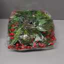 4 Pcs Mini Christmas Candle Rings Wreaths Artificial Christmas Kitchen Cabinet Holder Wreath 3 Inch Red Berry Norfolk Pine Winter Wreath for Pillar Xmas Front Door Window Chair Wall Decor Table Center