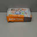 Bath Toys Playset, Fun Basketball Hoop & Balls, Bathtub Pool Shooting Game & Fishing Game, Sensory Suction Cup Spinner Spinning Top Baby Toy, for Little Boys Girls Kids Toddlers