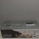 Ceiling Fan with Lights Remote Control, 52 Inch Black Ceiling Fans with 3 Downrods, 3 Blades, Timer, 6 Speed Modern Fan Quiet Reversible DC Motor for Patio Bedroom Outdoor/Indoor,52in,Black