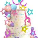 27 PCS Gymnastics Cake Toppers Gymnastics Balls Cake Decorations for Gymnastic Theme Birthday Supplies (Gymnastic)