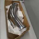 Floshine Diesel Exhaust Elbow Tip, Side Exit Exhaust Tip, chromed Turndown Exhaust Tip (5'' inlet / 7'' outlet)