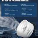 ECCPP HVAC AC Heater Blower Motor Fan 700067 Compatible with 1996-2014 for Chevy Express 1500 for GMC Savana 1500 1996-2021 Chevy Express GMC Savana 2500 3500 A/C Motor Assembly Replacement 15-81096