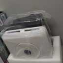 BSEED Bathroom Exhaust Fan with Bluetooth Speaker & LED Light, 230 CFM 1.5 Sone, 7-Color RGB & 3CCT Adjustable Light, Music Sync, Digital Display, Remote Control, Easy Install (White)