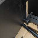 ELYKEN TV Tray Table, C-Shape Couch Desk, 360° Swivel Side Table Height Adjustable, Laptop Stand for Couch Recliner, Small Bedside Tables, Rustic Brown, 2 Pack