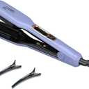 Hair Brush, JINRI Hair Iron, Pumped-Up Volume, Adjustable Temp, 360 Tail Rotation, Lasting Volume, for Short Or Thin Hair, Dual Voltage (100-240V), Volumizing Hair Iron, Purple, 1.38 inch (Purple)