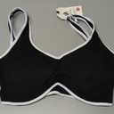 LASLULU Sexy Sports Bras for Women V Neck Sleeveless Padded Bra Workout Yoga Crop Top (Black  Small) 