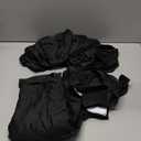 Pureegg Spandex Tablecloth 4ft - 2 Pack, Fitted and Tight Cloth for Rectangle Table, Wrinkle-Free and Stretch Table Cover for Party, Wedding, Banquet and Birthday, Black