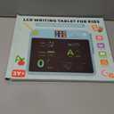 Multifunctional LCD Writing Tablet for 4-9 Kids Dual-Screen Pad9 Learning Themes Charging Erasable Board with Extra Stylus Lock Switch,Educational Learning Toys Birthday Gifts for Girls Boys (Blue)