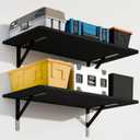Dogsky 2-Pack Large Wall Mounted Shelf 3x2Ft (36x24In) - 600lbs Capacity, 36W x 24L x12H