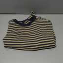 Women Y2k Long Sleeve Fairy Grunge Striped Baggy Tees Shirts 2000s Emo Aesthetic Sweater Crop Tops Streetwear (Large, Yellow)