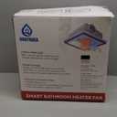 Bathroom Exhaust Fan with Bluetooth Speaker, Exhaust Fan with Light, With Heater and Light, 160 CFM 1.0 Sonar, 5 Color Temperatures, 1 Sensor Night Light, 1 Remote Control, Easy to Install