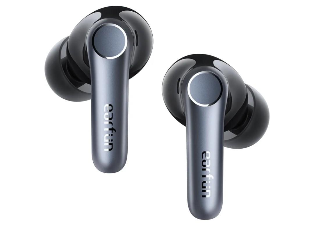 EarFun Air Pro 4 Adaptive Hybrid Noise Canceling Wireless Earbuds, Qualcomm Snapdragon Sound, aptX™ Lossless, 6 Mics AI CVC 8.0 Call, LDAC Hi-Res Audio, 52H Playtime, Bluetooth 5.4, in-Ear Detection