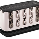 Remington Shine Therapy Argan Oil & Keratin Treated Hot Rollers Set, Professional Hair Curlers for Setting All Hair Lengths from Short and Medium to Long