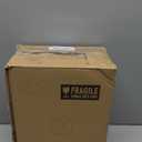 Set of 2 Glass Carafe with Lids, 1 Liter Water Pitcher Carafe for Mimosa Bar, Brunch, Cold Water, Beverage, Wine, Iced Tea, Lemonade - 2 Wooden Chalkboard Tags Included