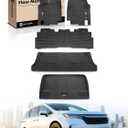 YHTAUTO Automotive Floor Mats for Honda Odyssey 2018-2026
TPE All Weather Car Mats, Anti-Slip & Custom Fit Floor Liners | 1st & 2nd & 3rd Row & Trunk Mat, Black, Set of 5
