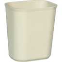 Rubbermaid Commercial Products Fire Resistant Wastebasket 14 Qt/3.5 GAL Beige for Hospitals/Schools/Hotels/Offices/Homes