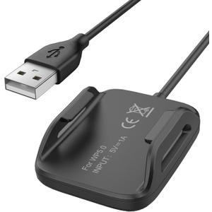 USB Charger Compatible with Whoop 5.0/MG, One, Peak, Life3.3 Ft/1m USB-A Portable Charging Cable Cord for Whoop 5.0/MG Charger, Not Compatible with Whoop 4.0
