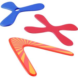 Tatuo Set of 3 Returning Boomerang, Wood and Soft Boomerang for Athletes, Sports Game Toy to Beginners, Young Throwers (Suit for Child Over 12 and Playing with Parent's Supervision)