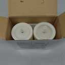 3"x4" Outdoor Waterproof Flameless Candles with Remote and Timers, LED Candles, Battery Operated Candles, Electric Fake Pillar Candles for Patio, Porch, and Lanterns Decor (Ivory, Plastic)