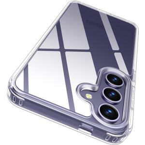 Rayboen for Samsung Galaxy S24 Plus Case Crystal Clear, Shockproof Anti-Scratches Protective Slim Fit Transparent Cell Phone Cover for Samsung S24 Plus with Hard PC Back Flexible TPU Frame